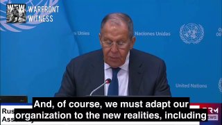️🇷🇺🇺🇳 The Russian Foreign Minister, Sergey Lavrov, stated that the United Nations requires reform, and should include a more diverse representation in the Security Council while prohibiting Western countries (other than permanent members of the Council) from being in it: