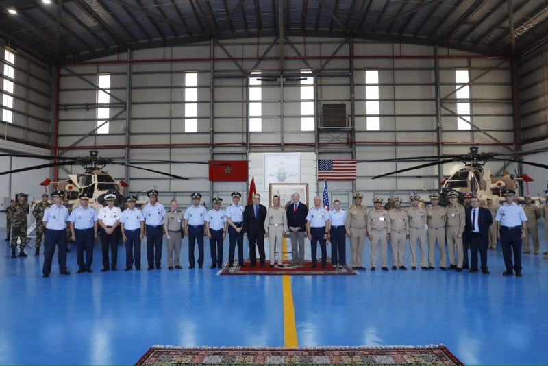 🇲🇦 ⚡️ ⚡️ - הכוחות המזוינים המלכותיים של מרוקו החזיקו בטקס קבלת פנים עבור שישה מסוקי תקיפה של AH-64E Apach…