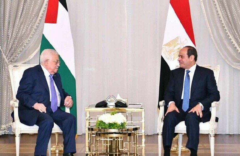 Al-Sisi's emphasis on the opposition to forced migration of Palestinians in the meeting with Abu Mazen