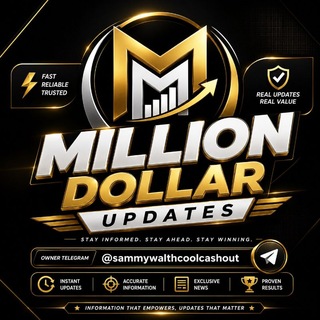 Telegram profile photo for MILLION DOLLAR UPDATES