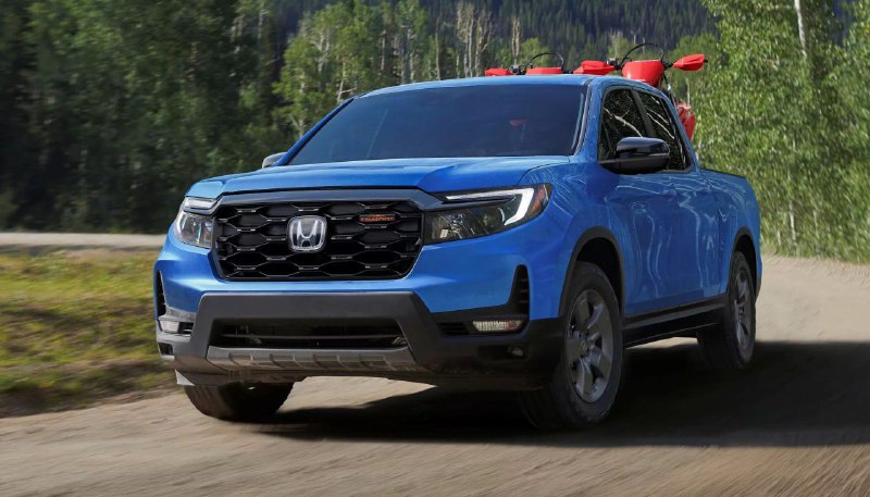 Honda обновила пикап Ridgeline и добавила внедорожную версию TrailSport
