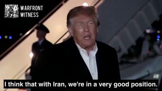 ️🇺🇸🇮🇷 נשיא ארה"ב טראמפ אמר שארה"ב נמצאת במצב טוב מאוד עם איראן ושהשאלה היא מתי הוא רוצה לסיים את זה.