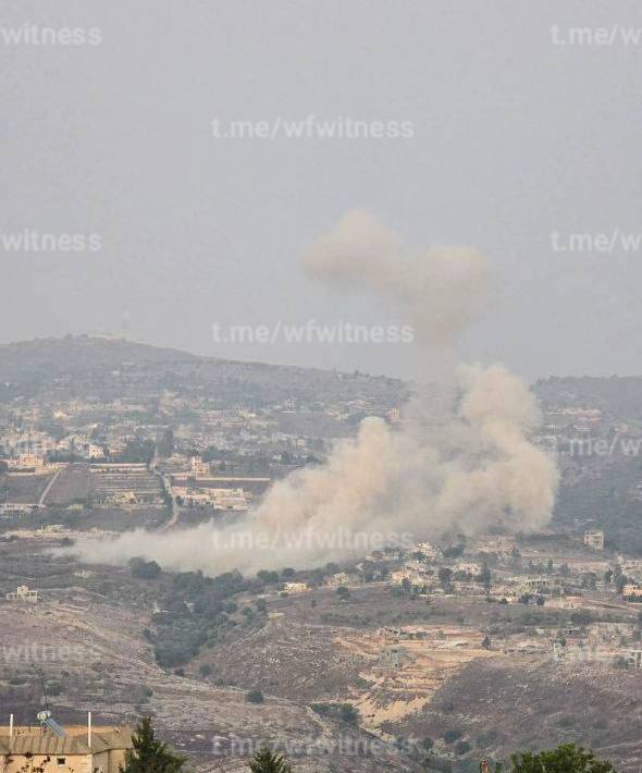 ️🇱🇧🇮🇱 פיצוץ ישראלי שני מכוון את העיירה חולה, דרום לבנון.
