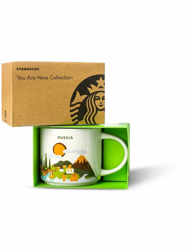 Здесь русский дух, здесь Русью пахнет Кружка Starbucks из коллекции You Are Here. Удобная и красивая. Такую не жалко подарить и душевно, и с истори... - изображение 2 - здесь, telegram, view