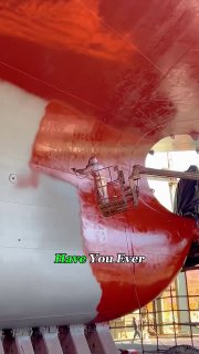 There’s a hidden reason why most ships are painted red underneath.Science and facts💡