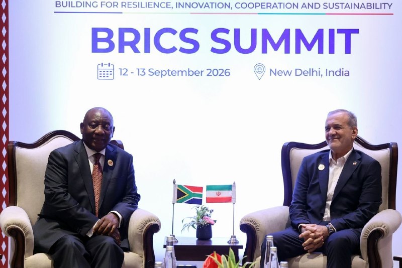 פז'שקיאן: BRICS היא הזדמנות ומסגרת טובה לפיתוח שיתוף פעולה כלכלי/ אנו מוכנים לקיים ועדה כלכלית משותפת בין א…