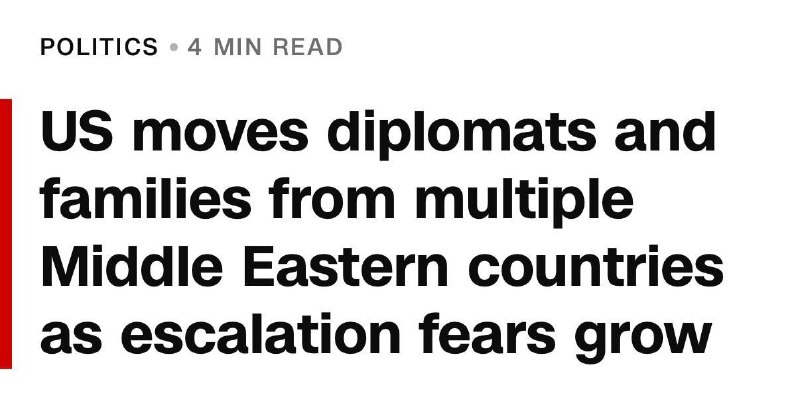CNN: The United States has begun evacuating the staff of several embassies in West Asia.