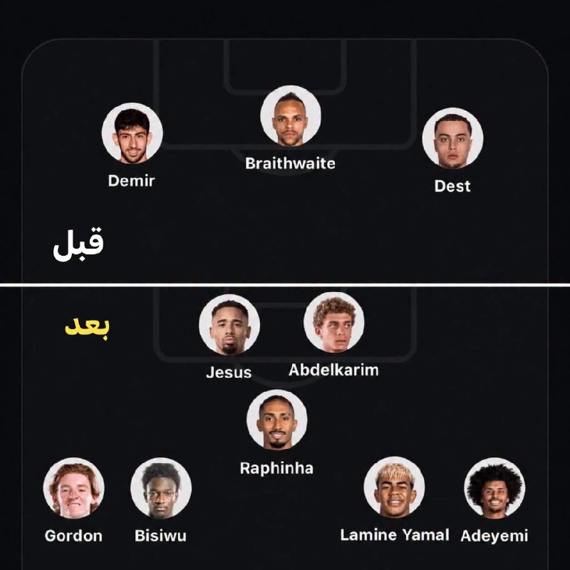 ⚽️ بیست و دو | Bistodo: + ما میگیم آپگرید، شما بخونید دکو و لاپورتا :⚽️ @bistodo