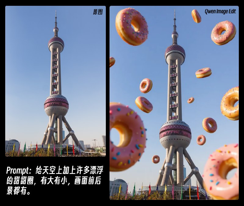 Qwen-Image-Edit 开源，改字的能力很强