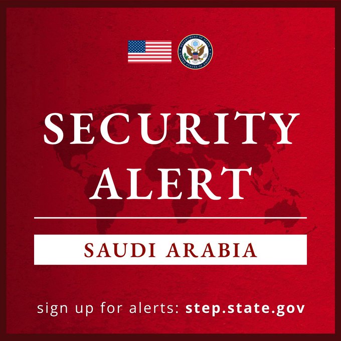 The US restricts its employees from using airports in Saudi Arabia
