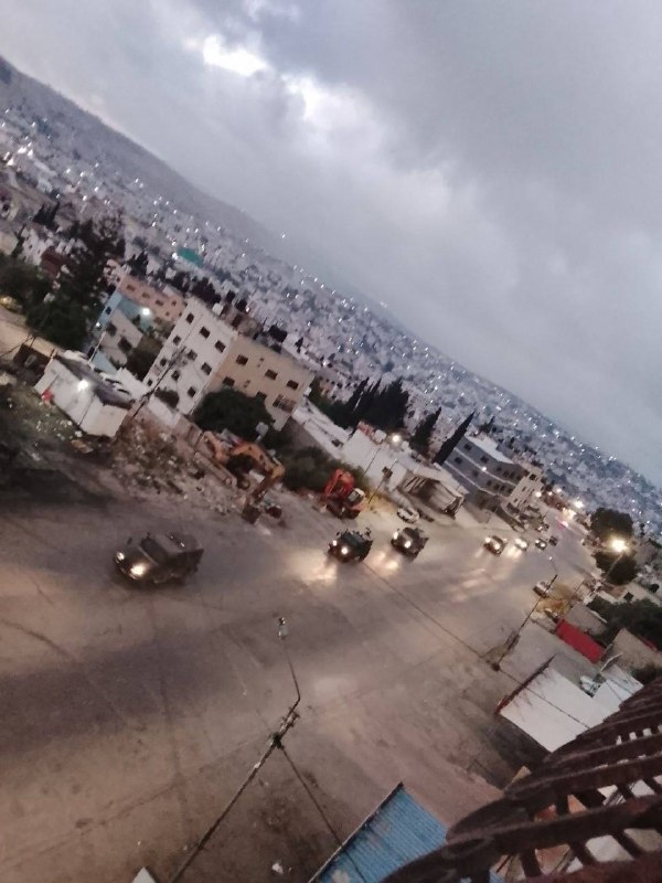 דחוף: כוחות הכיבוש מסתערים על העיר שכם, ממחסום עוורתא.