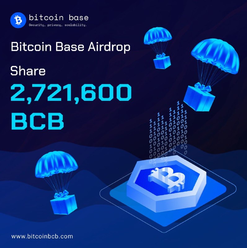 IRAN Airdrop: ✅ ایردراپ معتبر #BitcoinBase🎁 پاداش توکن BCB⭐️ اعتبار ۵ از ۵ ⭐️⭐️⭐️⭐️⭐️✅ ایردراپ معتبریه و راحته، توی دو مرحله 2,721,600