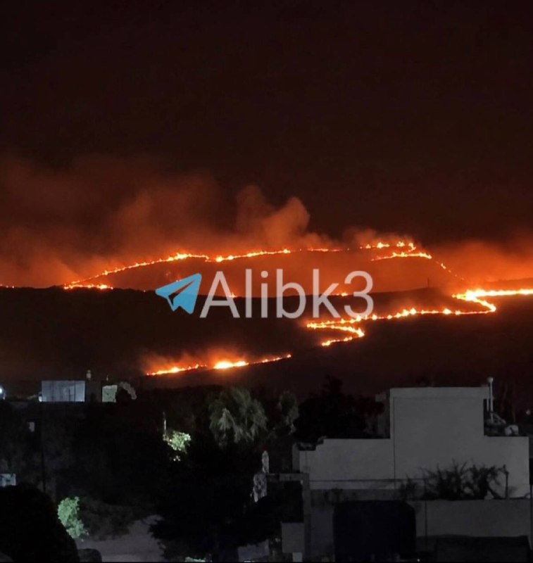 🔴 שריפה בסולימאני, עיראק עקב התקפות איראן