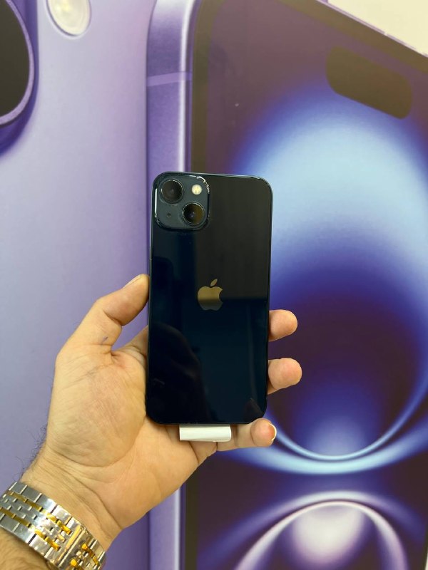  tst mobile📶⁉️: 📲13 256G CH/A 🔋100 بدون ریجسترسیم نخورده مشابه اکبند مهلت تست ۲۰ روزه ارسال به سراسر ایران ⚫️ قیمت بدون ریجستر : 65,500
