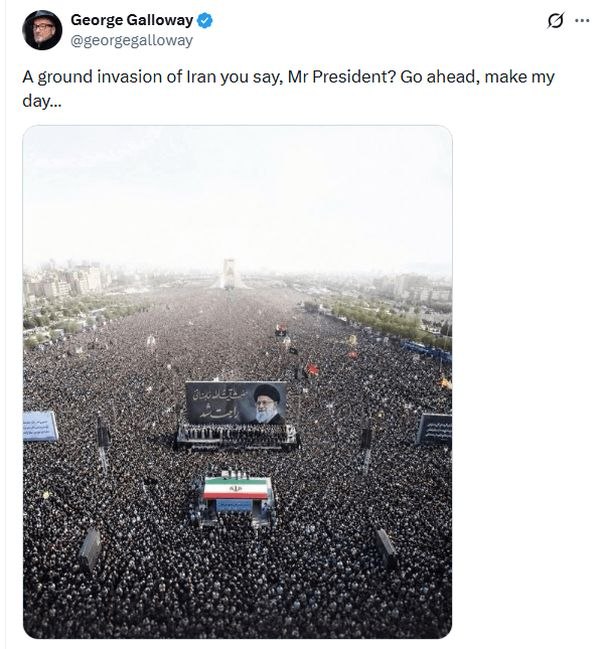 אנליסט אנגלי מתגרה בטראמפ: האם אתה מעז לתקוף בקרקע את איראן?