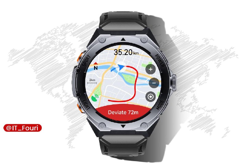فناوری فوری📡: ساعت گلوریمی GX Running با نقشه آفلاین و GPS دوبانده معرفی شد🔹ساعت هوشمند Glorimi GX Running با تمرکز بر ورزشکاران و علا