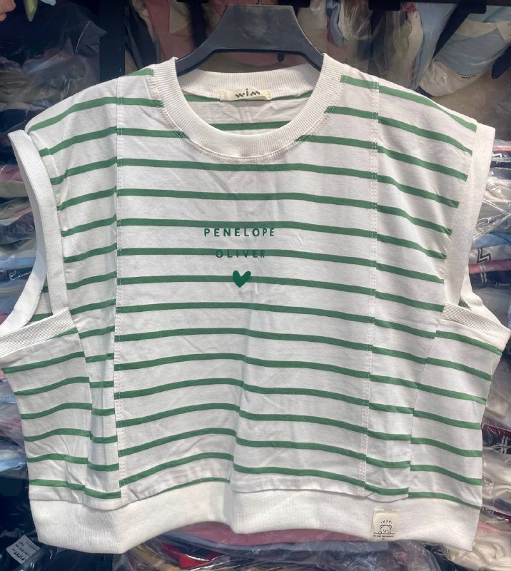 Parsian WIM: تیشرت COCO (استین کشبافت-قلب ریز) 🧵 پارچه: دو نخ پنبه 📏 فریسایز مناسب 38 تا 46 📐 عرض سینه: 62سانت 📏 قد کار: 50 سانت 🎨 ر