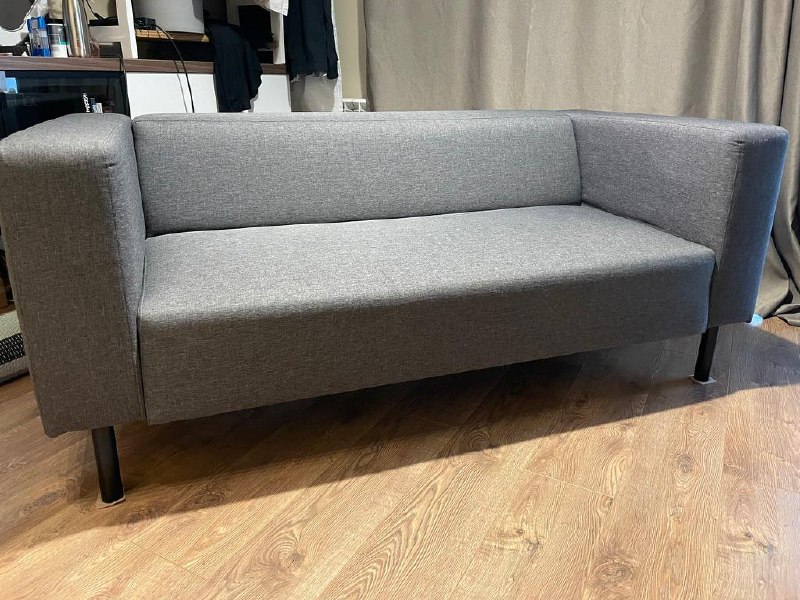 Продам качественный диван JYSK KARISE Anthracite Grey в идеальном состоянии. 800 лари. Самовывоз с А — фото 1