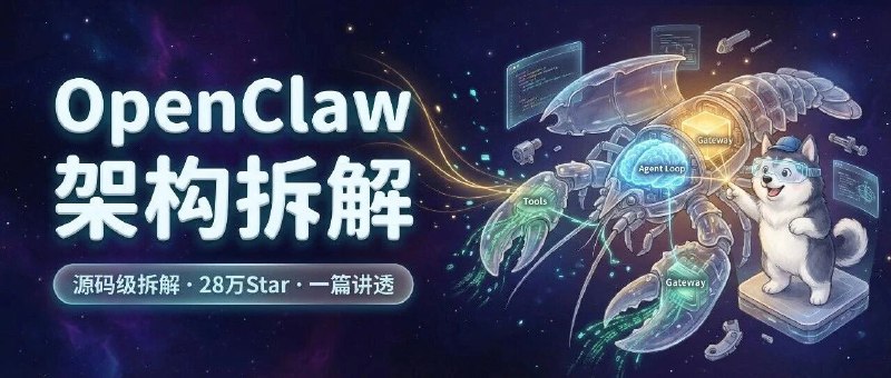 花一周拆完OpenClaw源码，一文讲透28万Star背后的核心架构用了一段时间OpenClaw，发现产出还不如我用Claude Code，感觉自己没用明白