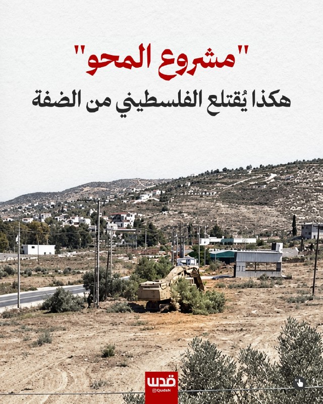 The project to "delete the West Bank"...