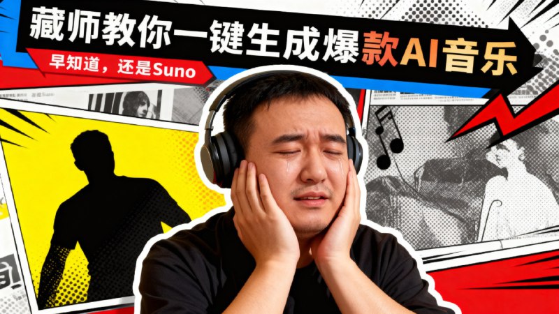 很多朋友问我这几天用 Suno 做的音乐是咋做的索性搞了一套万能 Suno 提示词，一键直出！还有新版 Suno V5 的操作教程，两种生成音乐的方式这里阅读不方便的可以去看长文：