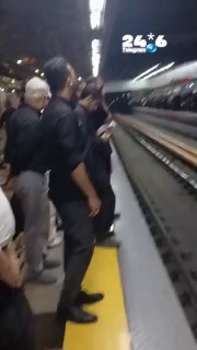 🇮🇱 איראנים קוראים "מוות לאמריקה" בתחנת המטרו שהיד בהשתי.