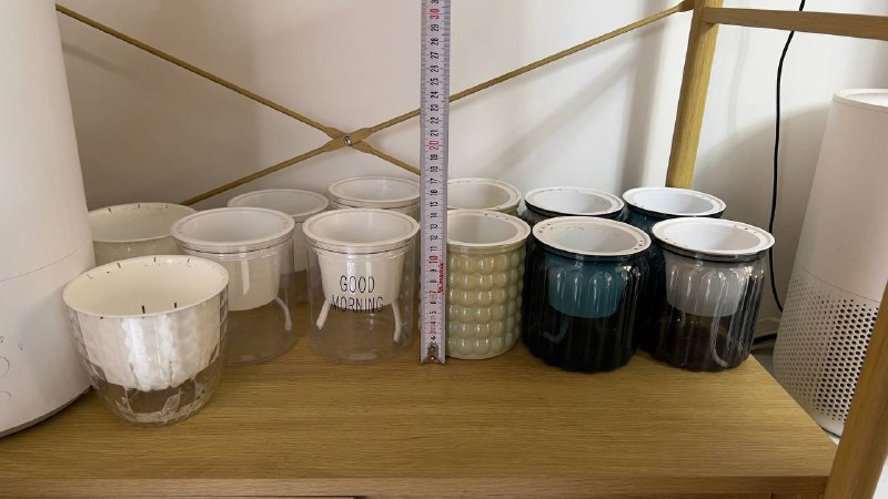 Небольшие горшки для растений (пластиковые) 🪴