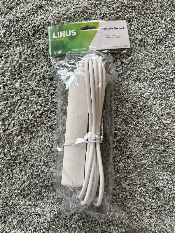 2. Удлиннитель 5 метров на 4 розетки — фото 1