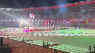 🎥 הגעת השיירה האיראנית לטקס הפתיחה של משחקי אסיה 2026
