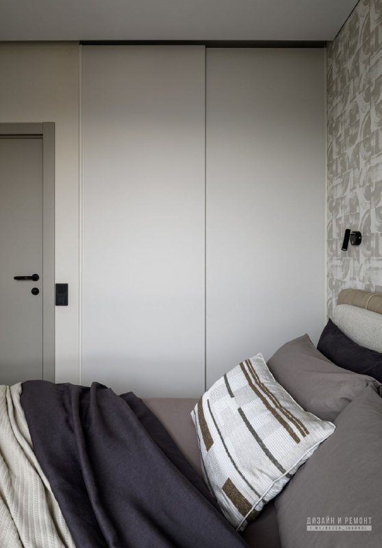 Квартира 45 м для молодого человека В этом проекте угловая кухня не подошла она перекрывала бы проход из коридора. Линейная планировка тоже не реша... - изображение 6 - хранения, дизайн, квартира