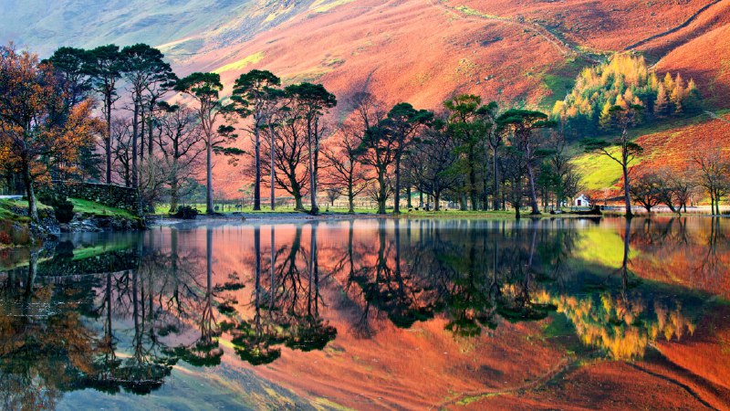 Fall into reflectionButtermere, Lake District National Park, England (© Alan Novelli/Alamy)