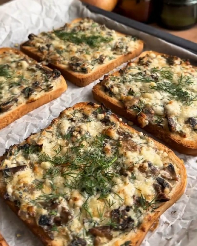 Хрустящие бутерброды с грибами: горячий хит для быстрого перекуса 8