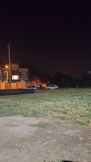סרטון של אתר הפיצוץ באחוז הסמוך לאזור המגורים