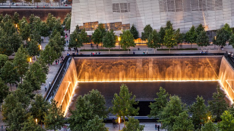 Patriot DayNational September 11 Memorial & Museum, New York City (© Antonino Bartuccio/Sime/eStock Photo)
