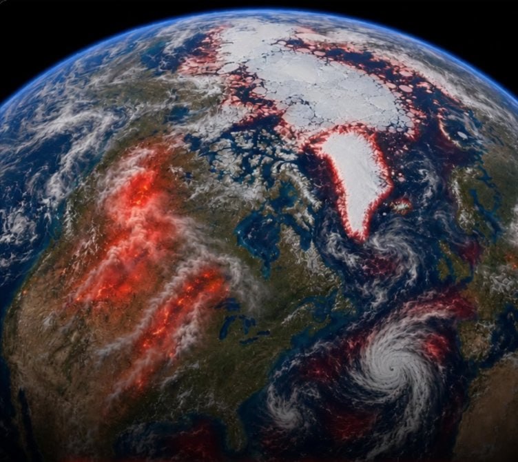 Earth may be heading toward conditions that could make large parts of the planet uninhabitable, according to scientists.According to a recent assessment in the journal One Earth, several key components of the climate system may be nearer to irreversible change than earlier estimates suggested.These “tipping elements” include the Greenland and West Antarctic ice sheets, Arctic permafrost, mountain glaciers, the Amazon rainforest, and the Atlantic Meridional Overturning Circulation, a major ocean current that influences global climate patterns.Once any of these systems crosses a critical threshold, the resulting shifts can become extremely difficult or impossible to reverse.The greater risk is that the failure of one element could set off others. Loss of reflective Arctic ice leaves darker surfaces that absorb more heat and speed up warming. Freshwater pouring from Greenland may weaken the Atlantic circulation, alter tropical rainfall, and dry out sections of the Amazon. Large-scale forest loss would then release stored carbon, intensifying the warming still further.Such a cascade could lock the planet onto a “hothouse” path, in which self-reinforcing feedbacks drive temperatures higher even if emissions are later reduced.Researchers have identified sixteen major tipping elements, ten of which would increase global warming if triggered. The new analysis indicates that tipping processes may already be under way in the Greenland and West Antarctic ice sheets, while permafrost, glaciers, and portions of the Amazon appear to be nearing critical thresholds.Precise timing is still unknown. Scientists cannot yet predict exactly when any single system will tip or how rapidly a chain reaction might spread.That uncertainty itself heightens the danger. By the time a tipping point becomes unmistakable, it may already be too late to reverse.The authors emphasize that swift cuts in fossil-fuel use, protection of ecosystems that store carbon, and a coordinated global monitoring network for tipping points could still reduce the risks.[Ripple, W. J., Wolf, C., Rockström, J., Richardson, K., Wunderling, N., et al. (2026). The risk of a hothouse Earth trajectory. One Earth, 9(2), 101565. DOI: 10.1016/j.oneear.2025.101565]Science and facts💡