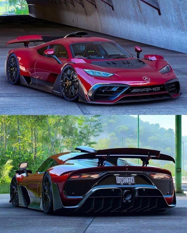 Гиперкар AMG ONE с двигателем F1 мощностью 1000 л.с.