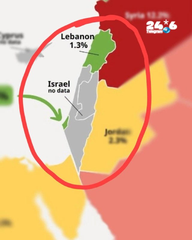 🇮🇱 התקשורת הלבנונית התלוננה על פרסום מפת משרד החוץ הישראלי. התקשורת בלבנון שמה לב למפה שפורסמה בעמוד של מ…