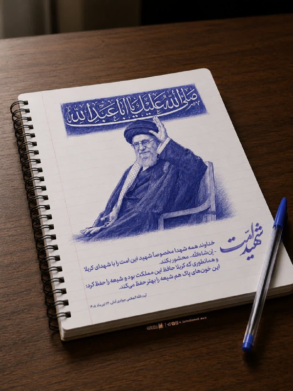کانال رسمی آیت الله العظمی جوادی آملی: شـهـیـد امّـت#آیت_الله_العظمی_جوادی_آملی📌 خداوند همه شهدا مخصوصاً شهيد اين امت را با شهدای کربلا - إنشاءالله - محشور ب