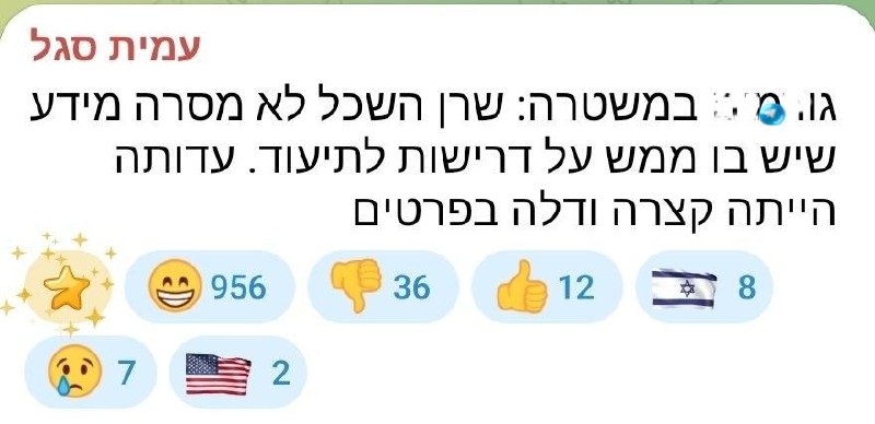 🇮🇱 רגע רגע רגע, אז שרן השכל הגישה תצהיר לבג"ץ על זה שביקשו ממנה לצלם את עצמה בבחירות למבקר, היועמ"שית שלח…