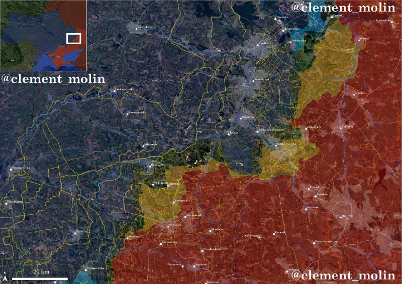 חוקר OSINT קלמנט מולן התייחס למצב בחזית באזור דונייצק. הוא מציין כי המצב כאן מורכב יותר עבור אוקראינה מאשר…
