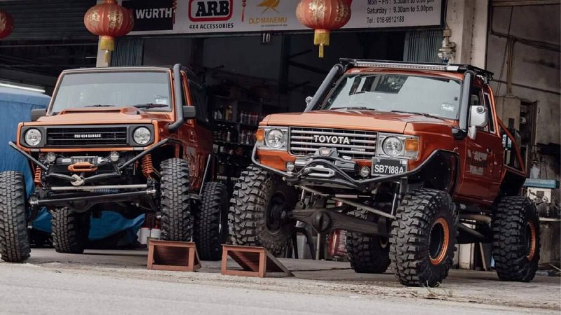 В Малайзии построили хардкорный Land Cruiser с V12Малазийское тюнинг-ателье USJ