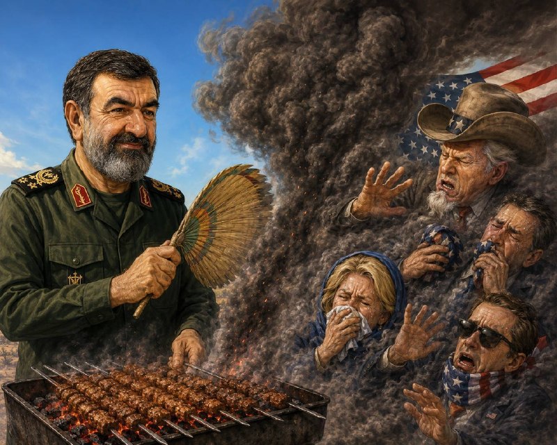 جریان: ‼️طوری که فیلد مارشال محسن رضایی دشمنارو کباب میکنه:@Jarian_com