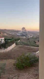 Again... the occupation plane launched a raid on the outskirts of the town of Haris, south of Lebanon