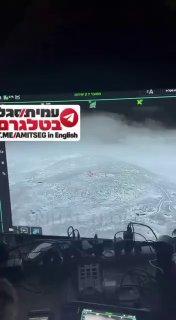🚨🚨🚨 סצנות ממזל"ט עוין המתעדים את הרגע שבו הופצץ עלי אל-טאהר