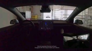 Tesla сама приехала к покупателю — первая в мире автономная доставкаЭлектромобил