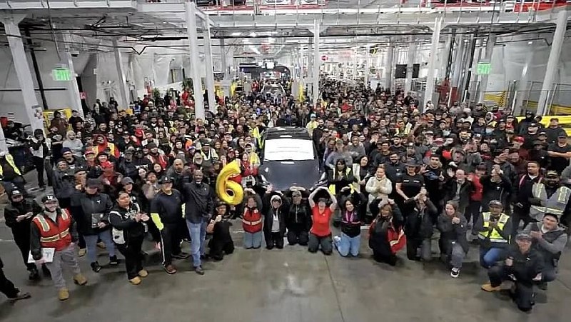 Tesla выпустила 6-миллионный электромобиль 2