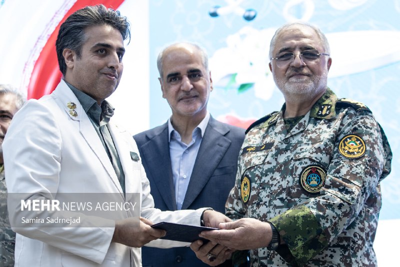 خبرگزاری مهر: 📸 تجلیل از پزشکان بیمارستان نیروی پدافند هوایی ارتش🔺 مراسم تجلیل از پزشکان بیمارستان ایرانبان، بیمارستان تخصصی و اختصاصی