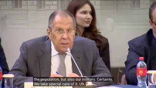 Russian Foreign Minister Lavrov: