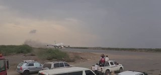 🔴 התימנים פרסמו תמונה של המטוס האיראני ממריא משדה התעופה בצנעא.