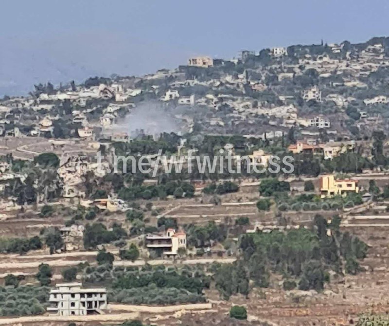 ️🇱🇧🇮🇱 ירי ארטילרי ישראלי תקף את העיירה הכבושה מרקבה בתוך אזור הביטחון.